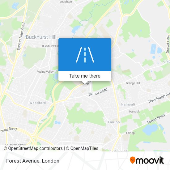 Forest Avenue map