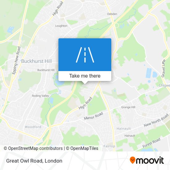 Great Owl Road map