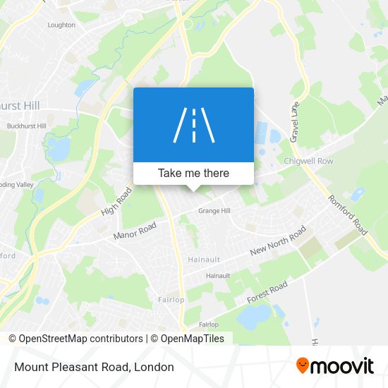 Mount Pleasant Road map