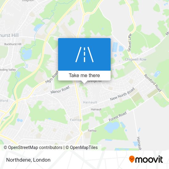Northdene map