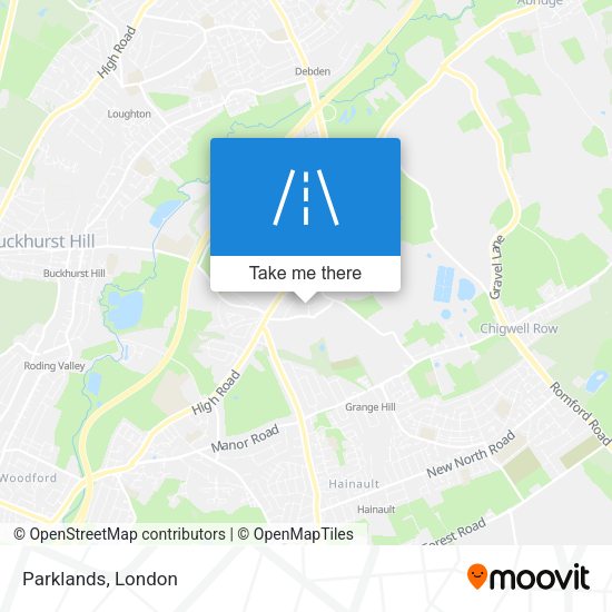 Parklands map
