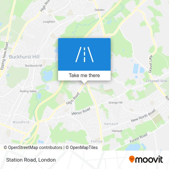 Station Road map