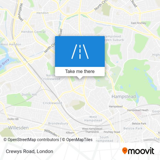 Crewys Road map