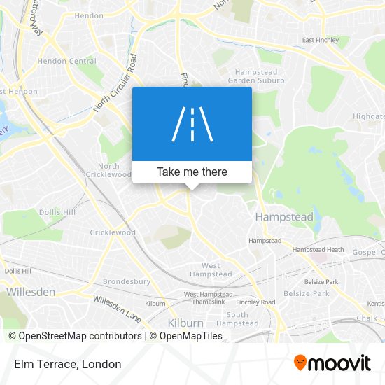 Elm Terrace map