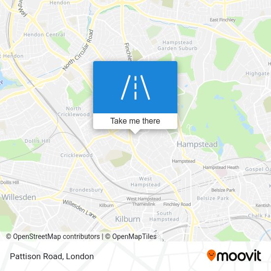 Pattison Road map