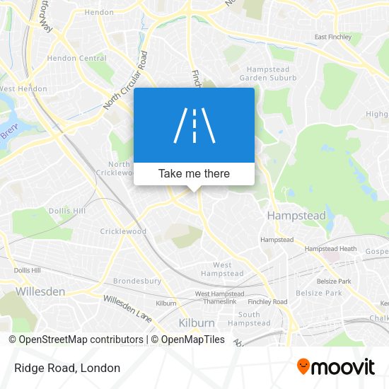 Ridge Road map