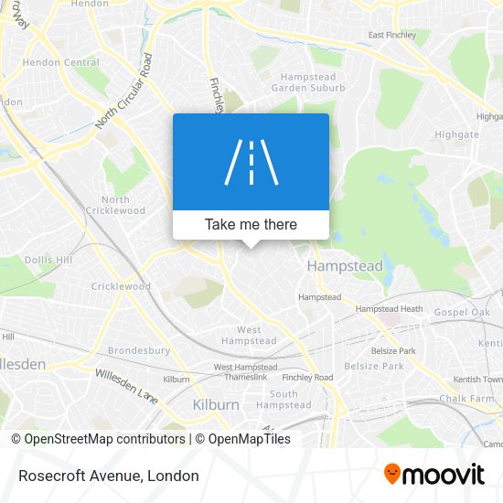 Rosecroft Avenue map