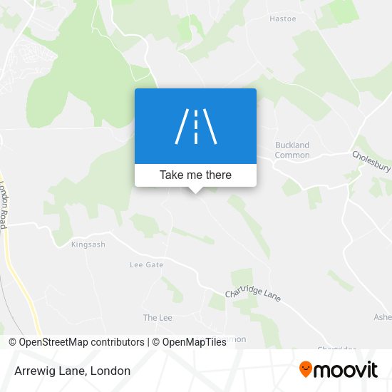 Arrewig Lane map