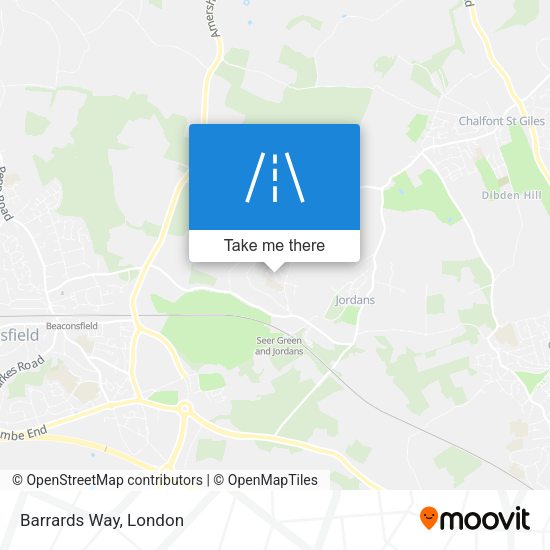 Barrards Way map