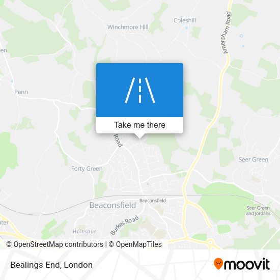 Bealings End map