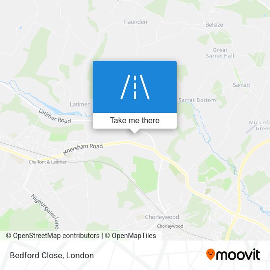Bedford Close map