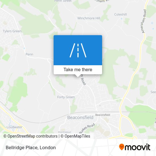 Bellridge Place map