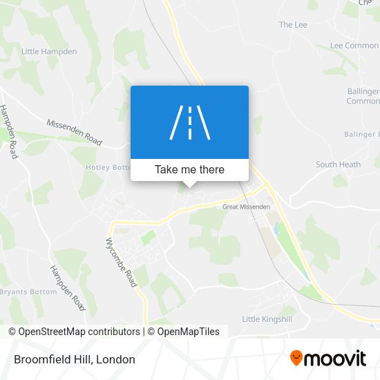 Broomfield Hill map