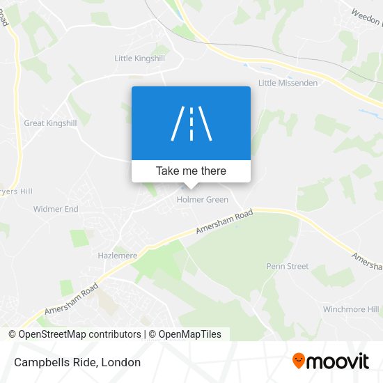 Campbells Ride map