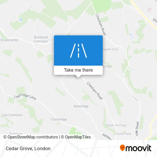 Cedar Grove map