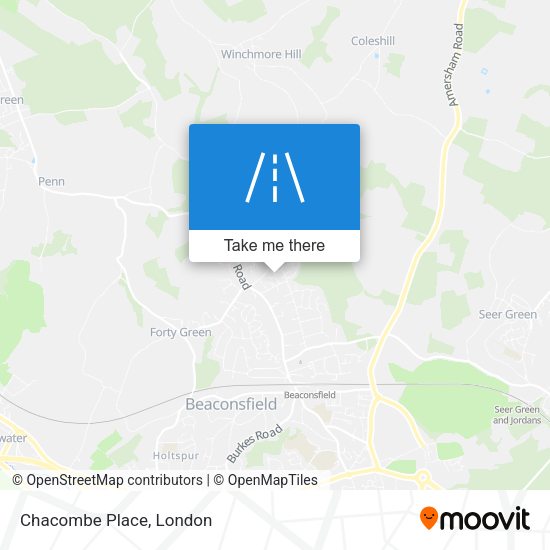 Chacombe Place map