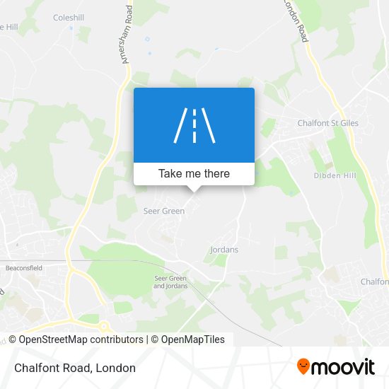 Chalfont Road map