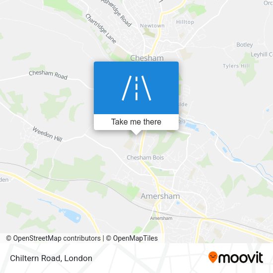 Chiltern Road map