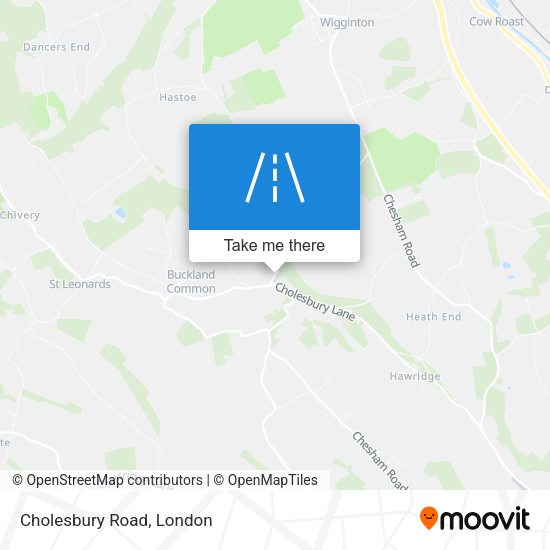 Cholesbury Road map