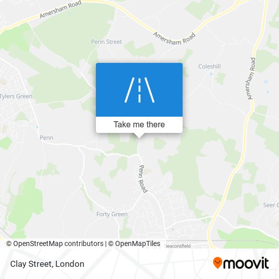Clay Street map