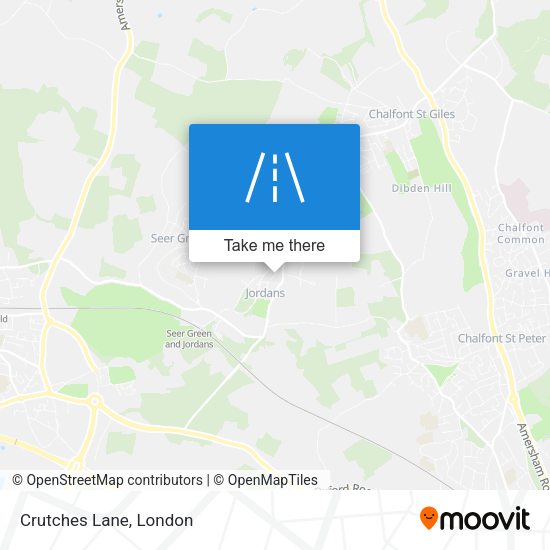 Crutches Lane map