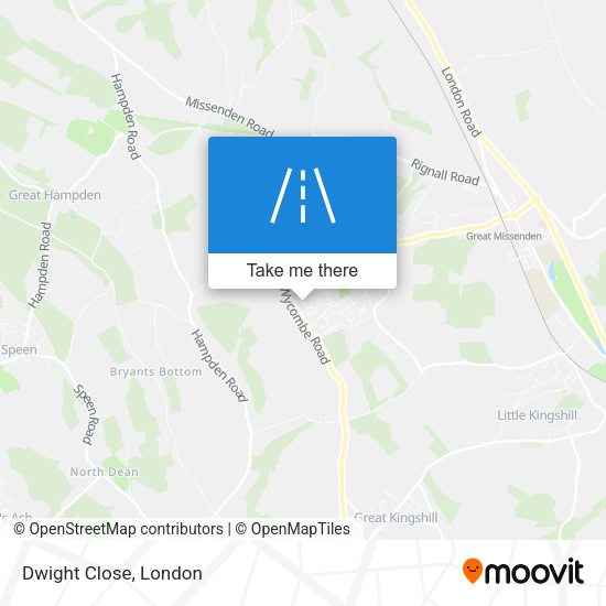 Dwight Close map