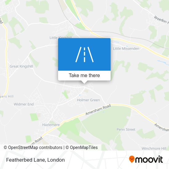 Featherbed Lane map