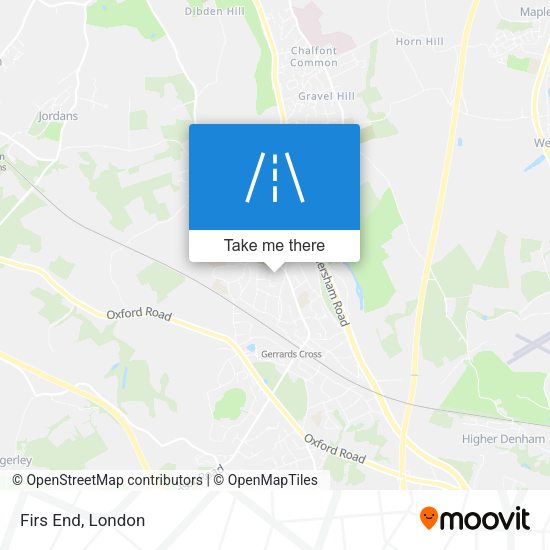 Firs End map