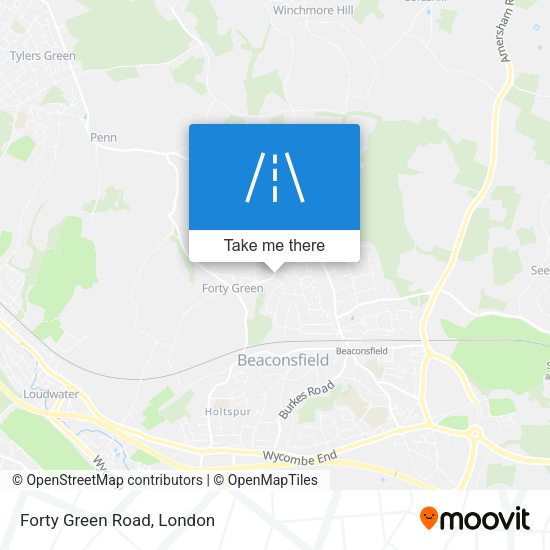 Forty Green Road map