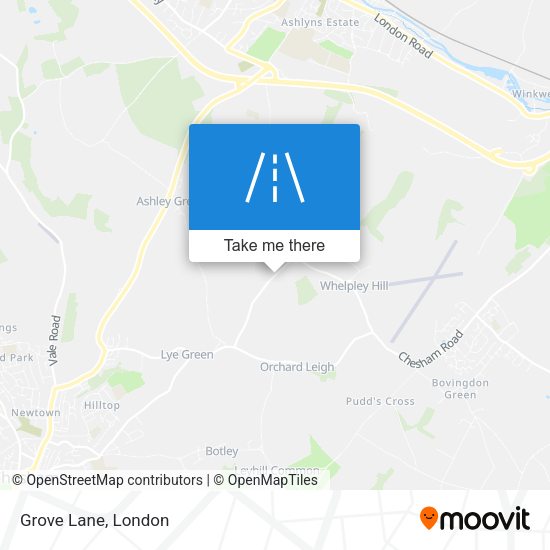 Grove Lane map
