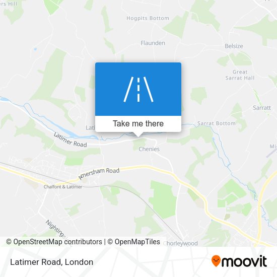 Latimer Road map