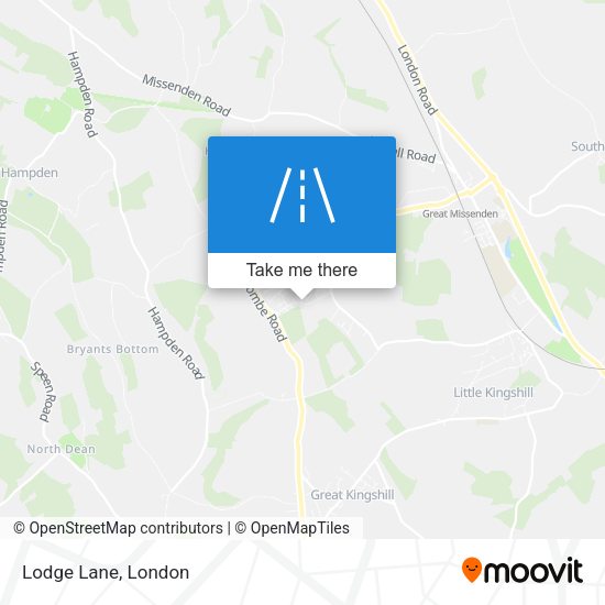 Lodge Lane map