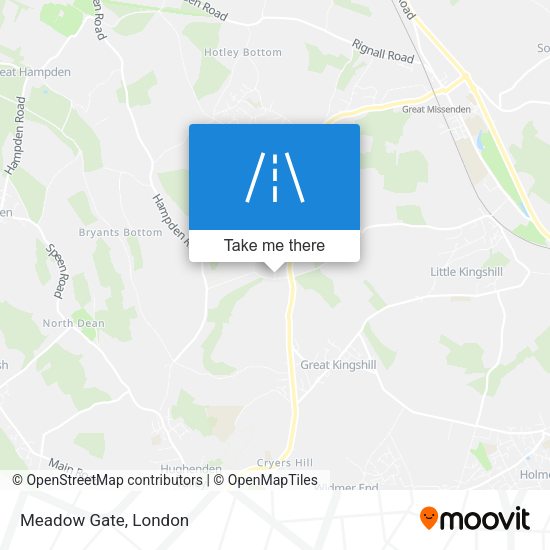 Meadow Gate map