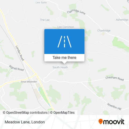 Meadow Lane map