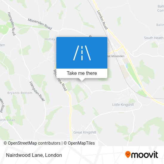 Nairdwood Lane map