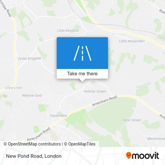 New Pond Road map
