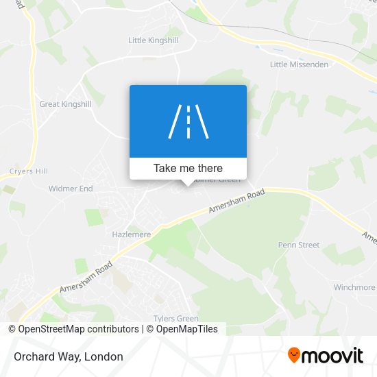 Orchard Way map