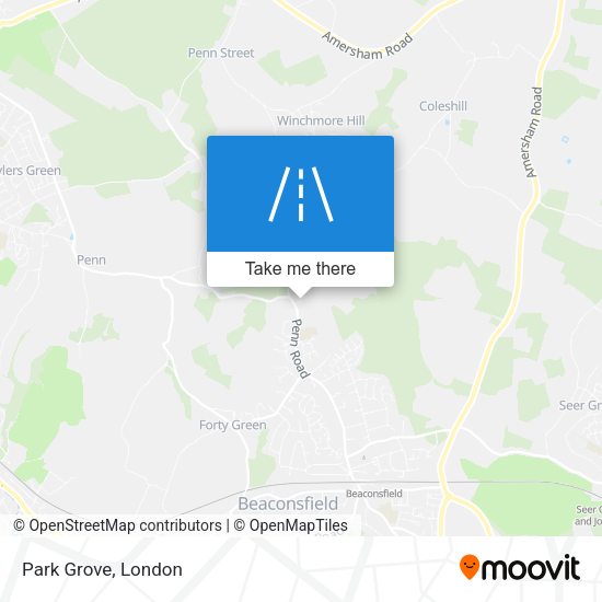 Park Grove map