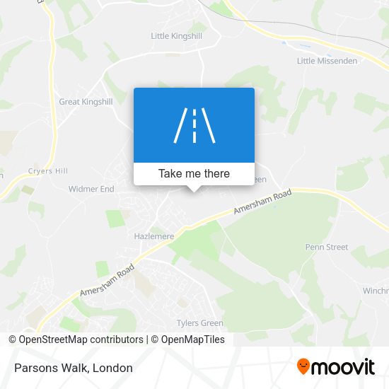 Parsons Walk map