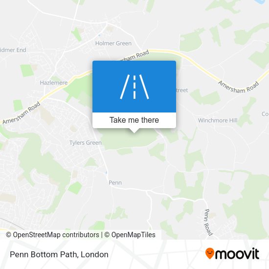Penn Bottom Path map