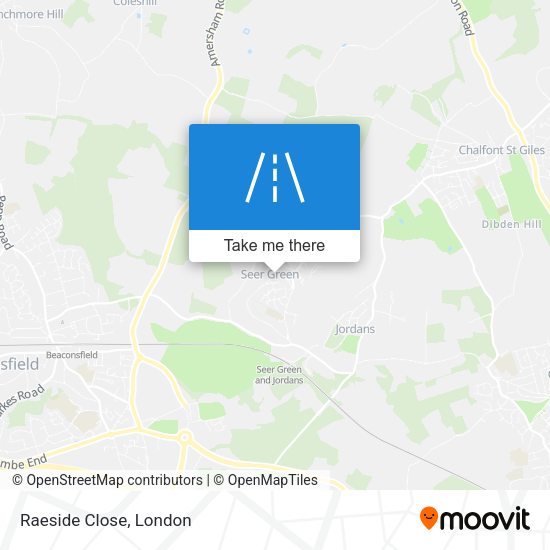 Raeside Close map