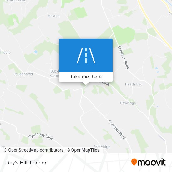 Ray's Hill map