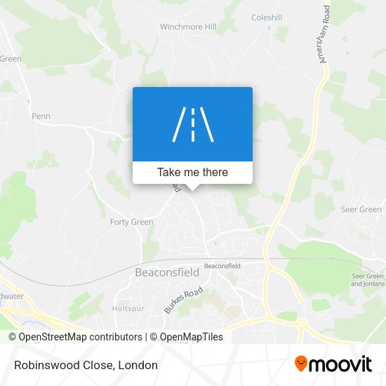 Robinswood Close map