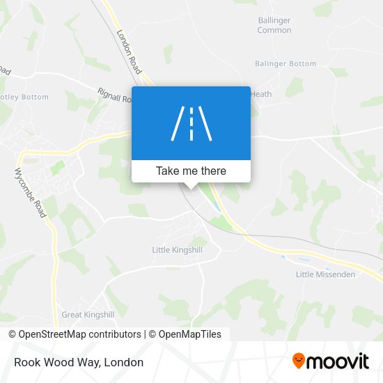 Rook Wood Way map