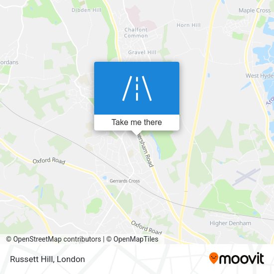 Russett Hill map