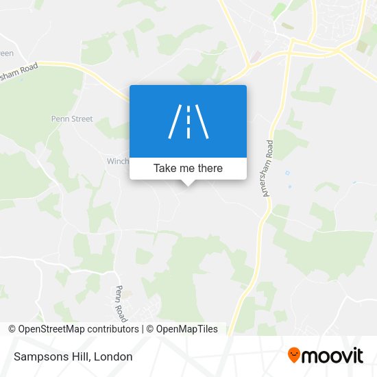 Sampsons Hill map