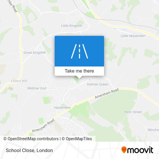 School Close map