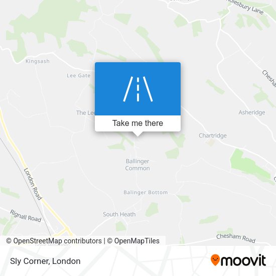 Sly Corner map