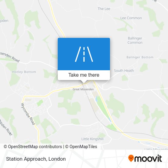 Station Approach map