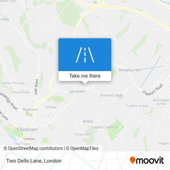 Two Dells Lane map